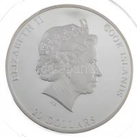 Cook-szigetek 2015. 20$ Ag "Claude Monet - Vízililiomok" részben multicolor, Swarowski kri...