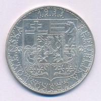 Csehszlovákia 1933. 20K Ag "Ipar, mezőgazdaság, üzlet" T:2 Czechoslovakia 1933. 20 Korun A...
