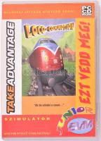 Loco-Commotion vasútmodell szimulátor, számítógépes játék, PC CD-ROM, műanyag tokban, leírással