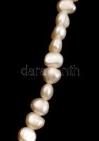 Tenyésztett gyöngy nyaklánc és karkötő, ajándék dobozban, jó állapotban, hossza (összekapcsolva): ~2...