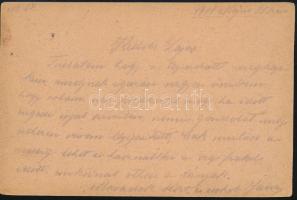 1918 Field postcard "FP 452" 1918 Tábori posta levelezőlap "FP 452"