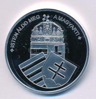 DN "Nemzetünk nagyjai - Dózsa György" ezüstözött Cu emlékérem tanúsítvánnyal (35mm) T:PP