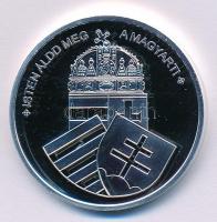 DN "Nemzetünk nagyjai - Széchenyi István" ezüstözött Cu emlékérem tanúsítvánnyal (35mm) T:...