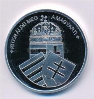 DN "Nemzetünk nagyjai - Arany János" ezüstözött Cu emlékérem tanúsítvánnyal (35mm) T:PP