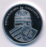 DN "Nemzetünk nagyjai - Szent Erzsébet" ezüstözött Cu emlékérem tanúsítvánnyal (35mm) T:PP