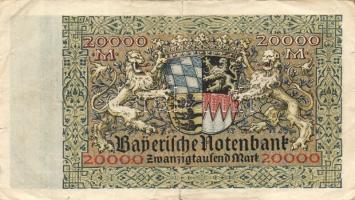 Német Birodalom/Weimari Köztársaság/München 1923.3.1. 20.000M T:III