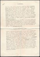 cca 1980 Űropera írta és rendezte: Hegedős László. Műsorfüzet + hozzá való magyarázó gépirat