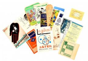 cca 1940-1960 Vegyes reklámnyomtatvány tétel. címkék, szórólapok, levlapok.