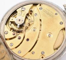 Raxa Chronometre zsebóra. Jó számlappal, működő állapotban, sérült fém hátlappal. d: 48 mm