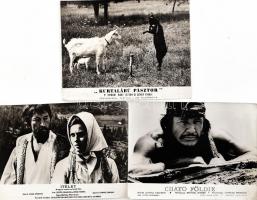 3 db mozikép magyar filmekkel: Kurtalábú pásztor, Ítélet, Chato földje 24x16 cm
