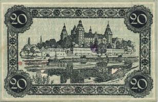 Német Birodalom/Weimari Köztársaság/Aschaffenburg DN 20M hivatalos érvénytelenítéssel T:II