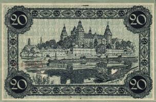 Német Birodalom/Weimari Köztársaság/Aschaffenburg DN 20M hivatalos érvénytelenítéssel T:II