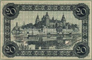 Német Birodalom/Weimari Köztársaság/Aschaffenburg DN 20M hivatalos érvénytelenítéssel T:II