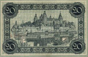 Német Birodalom/Weimari Köztársaság/Aschaffenburg DN 20M hivatalos érvénytelenítéssel T:II