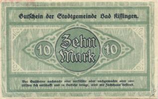 Német Birodalom/Császárság/Bad Kissingen 1918.11.20. 10M T:II-