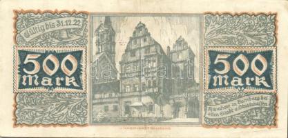 Német Birodalom/Weimari Köztársaság/Bamberg 1922. 500M T:II