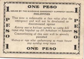 Fülöp szigetek/japán megszállás/gerilla kiadások 1941-44. 1P (4x) 2klf, 20P (2x) T:II,II,III,IV