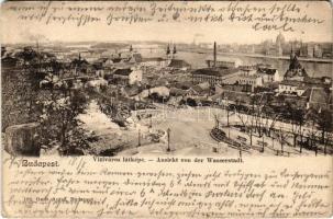 1902 Budapest I. Víziváros látképe. Ganz Antal 192. (EK)