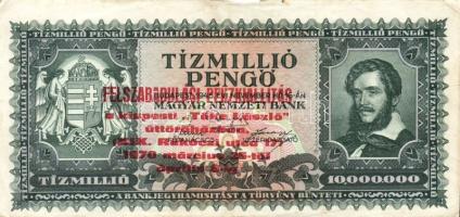 1930-46. 10db pengő, infla bankjegy klf fny-sokkal T:I,II + 1964. 10Ft "Kossuth-bankó" min...