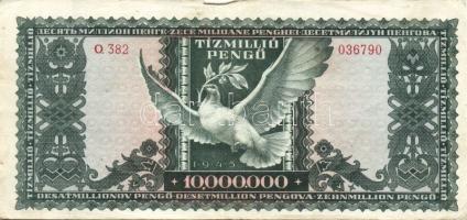 1930-46. 10db pengő, infla bankjegy klf fny-sokkal T:I,II + 1964. 10Ft "Kossuth-bankó" min...