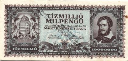 1916-46. 9db korona, pengő, infla bankjegy klf fny-sokkal T:I,II,III + 3db klf bankjegy formájára ny...