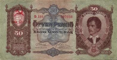 1930-41. 10P, 20P, 50P, 100P mindegyik hamis sarkló-kalapács fny-sal T:II