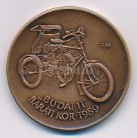 Fritz Mihály (1947-) 1989. "MÉE Szeged - Budai Baráti Kör / Csonka János" Br emlékérem (42...