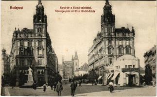 Budapest V. Kígyó tér, Klotild paloták, Skriván Ferenc üzlete (vágott / cut)