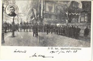 1905 Budapest VI. Andrássy út, a VI. kerület képviselő választása, Francais kávéház (fa)