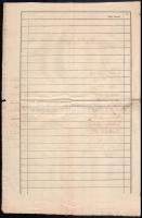 1830 Aláírás egy forinttal pengőben, Virág Benedek emlékére, Döbrentei Gábor kezdeményezése, Kisfalu...