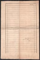 1830 Aláírás egy forinttal pengőben, Virág Benedek emlékére, Döbrentei Gábor kezdeményezése, Kisfalu...