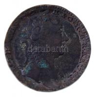 Ausztria 1762W 1kr Cu "Mária Terézia" 4mm vastag lapkán T:2 patina Austria 1762W 1 Kreutze...
