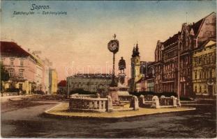 1921 Sopron, Széchenyi tér, óra
