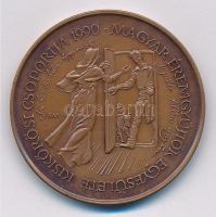 Fritz Mihály (1947-) 1990. "Petőfi útja sorozat V. / Magyar Éremgyűjtők Egyesülete kiskőrösi cs...