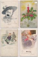 146 db főleg régi USA motívumlap: gyerekek, ünnepek, üdvözlők, humor stb. érdemes megnézni!!