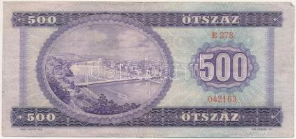 1969. 500Ft "E278 042163" T:III
Adamo F40