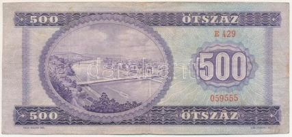 1969. 500Ft "E429 059555" T:III fo.
Adamo F40
