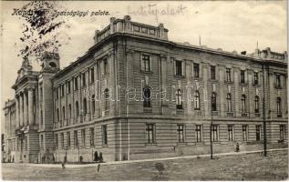 1915 Kaposvár, Igazságügyi palota. Fenyvesi Béla kiadása