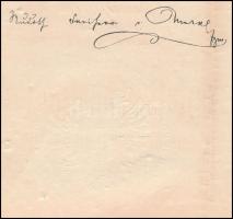 1895 Hadnagyi kinevezés a 34. gyalogezred (K.u.k. Infanterieregiment ,,Wilhelm I. Deutscher Kaiser u...