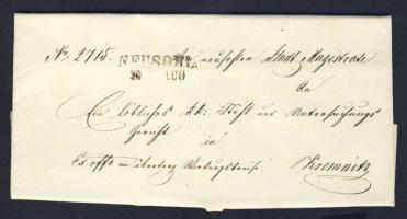 1855. Ex offo "NEUSOHL" - "KREMNITZ"