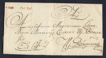 1791. A pozsonyi egyetem hivatalos levele Újbányára