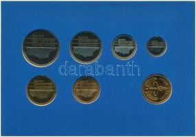 Hollandia 1994. 5c-2 1/2G (6xklf) forgalmi sor karton tokban, pénzverdei zsetonnal T:1 
Netherlands...