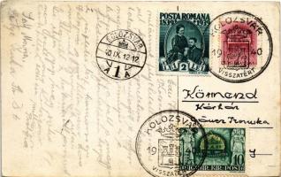 1940 A legszentebb magyar öröm. Bevonulás Erdélybe, székely kapu. Kézzel rajzolt / Entry of the Hung...