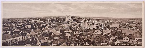 Zalaegerszeg. Kétrészes hajtatlan panorámalap