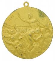 1968. "XIX. Olimpia Mexikó 1968" kétoldalas, aranyozott Br emlékérem füllel, az olimpiai d...