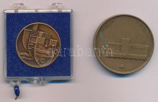 Lapis András (1942-) DN "Gyulai Várszínház" Br emlékérem (42,5mm) + DN "Szentes"...