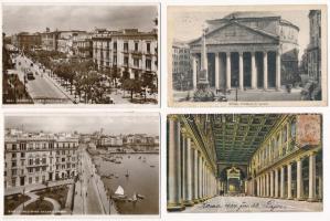 35 db RÉGI olasz város képeslap / 35 pre-1945 Italian town-view postcards