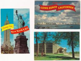 50 db MODERN amerikai város képeslap / 50 modern American (USA) town-view postcards