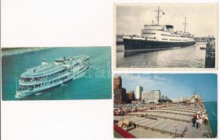 24 db MODERN motívum képeslap: hajók / 24 modern motive postcards: ships