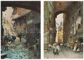 Roma Sparita - 12 db modern használatlan olasz képeslap / 12 modern unused Italian postcards